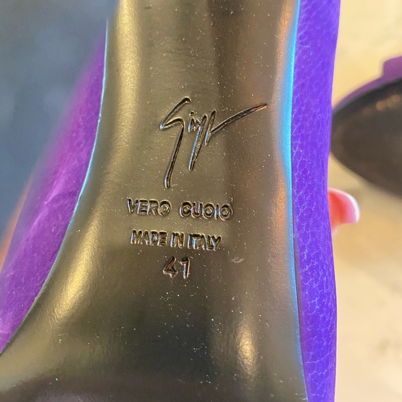 Giuseppe Zanotti Purple Booties EU 41 - Picture 5 of 7